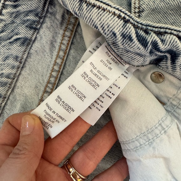 Good American Classic High Rise Jean - Sz 16 GCCU859T BLUE539 - Picture 4 of 5